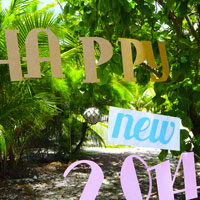 Happy New Year 2014 - Homemade Installation