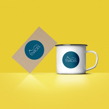  Traces_ Créateur de Randonnées_logo, business cards, information leaflet and website